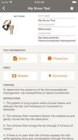 CORE -Clinical Orthopedic Exam screenshot