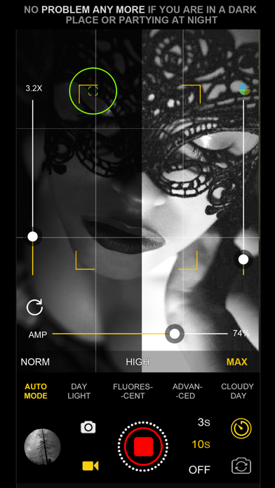 Screenshot #2 pour Night Mode Selfie Camera