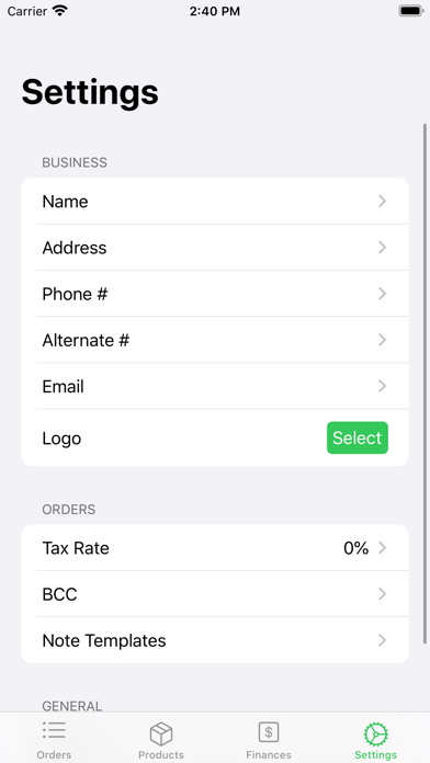 App screenshot