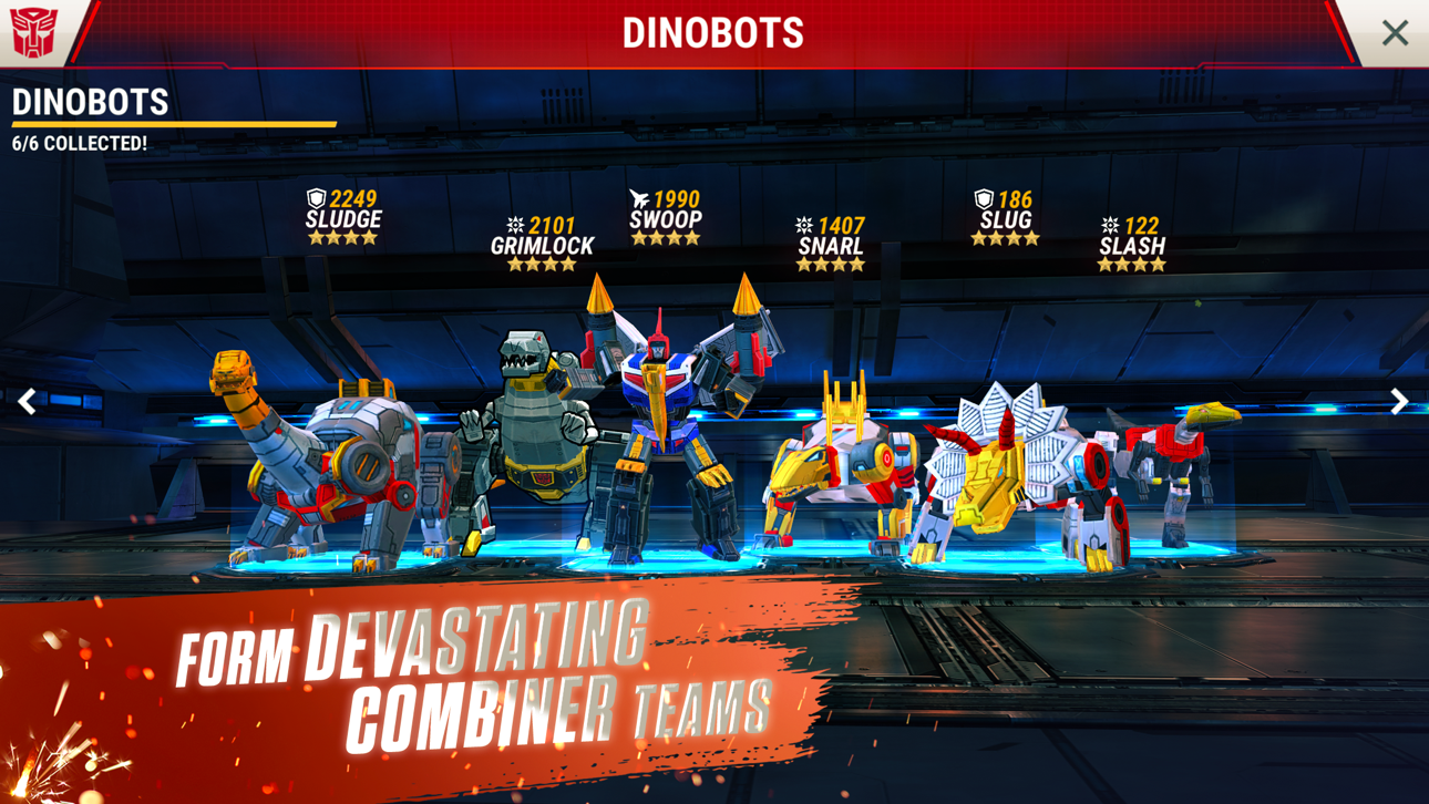 Transformers: Earth Wars iOS Mod IPA screenshot 3 - iOS game interface