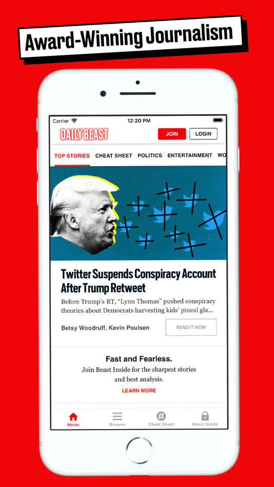 #1. The Daily Beast App (iOS) 由: The Daily Beast Company LLC
