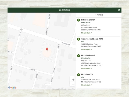 CedarStone Bank iPad screenshot 2 - Finance app