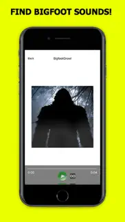 bigfoot calls & big foot sound iphone screenshot 3