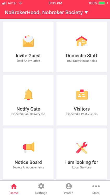 NoBrokerHood - Manage Visitors