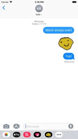 Game screenshot Worst Emoji - Stickers apk