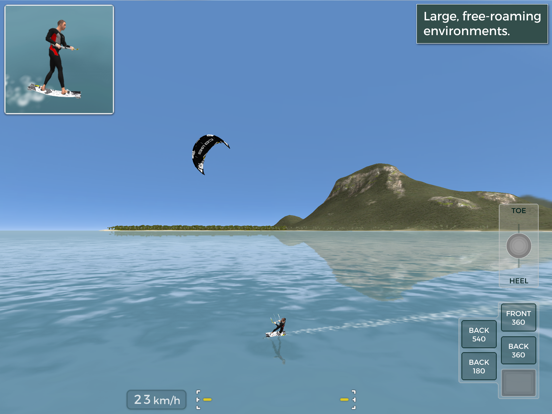 Kiteboard Hero iPad Capturas de pantalla