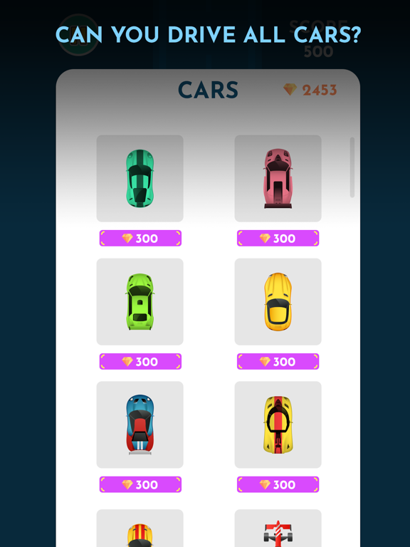 One Finger Drive iPad screenshot