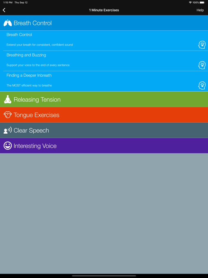 One Minute Voice WarmUp