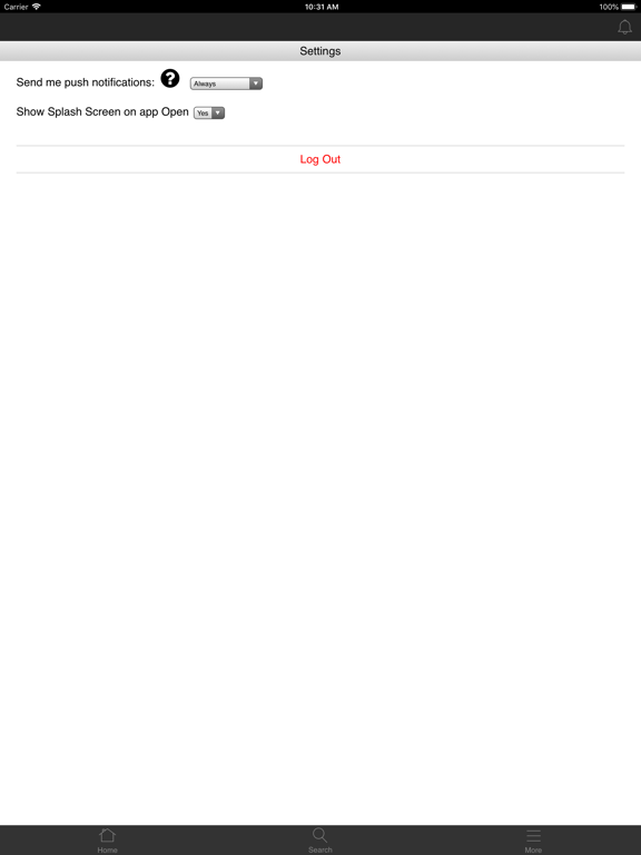 Tenstreet Dashboard iPad screenshot
