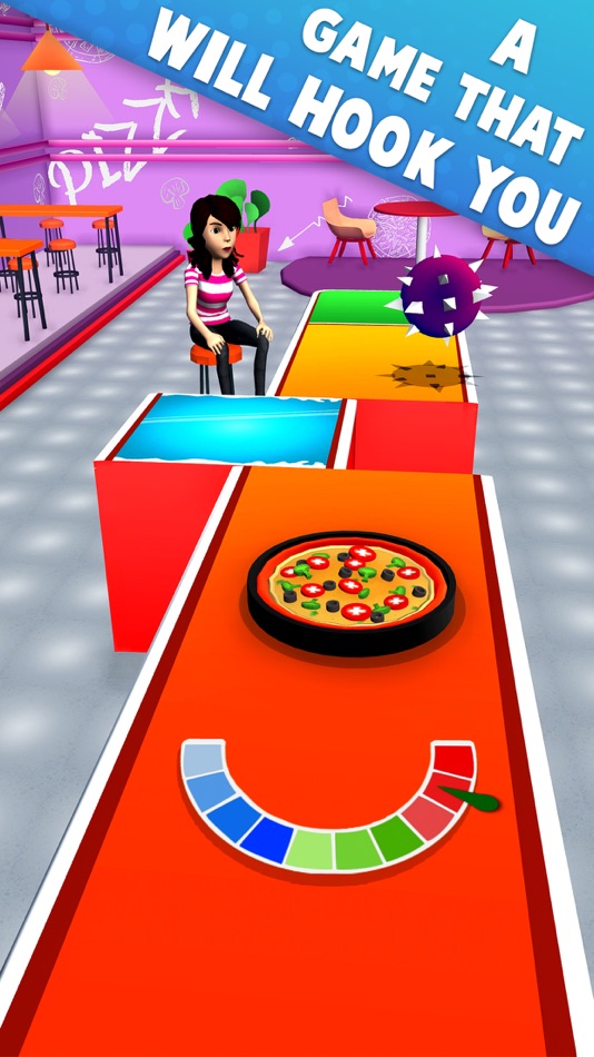 #1. Pizza Slider (iOS) 由: Usman Musaddiq