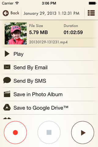 Voice Record Pro 7 - náhled