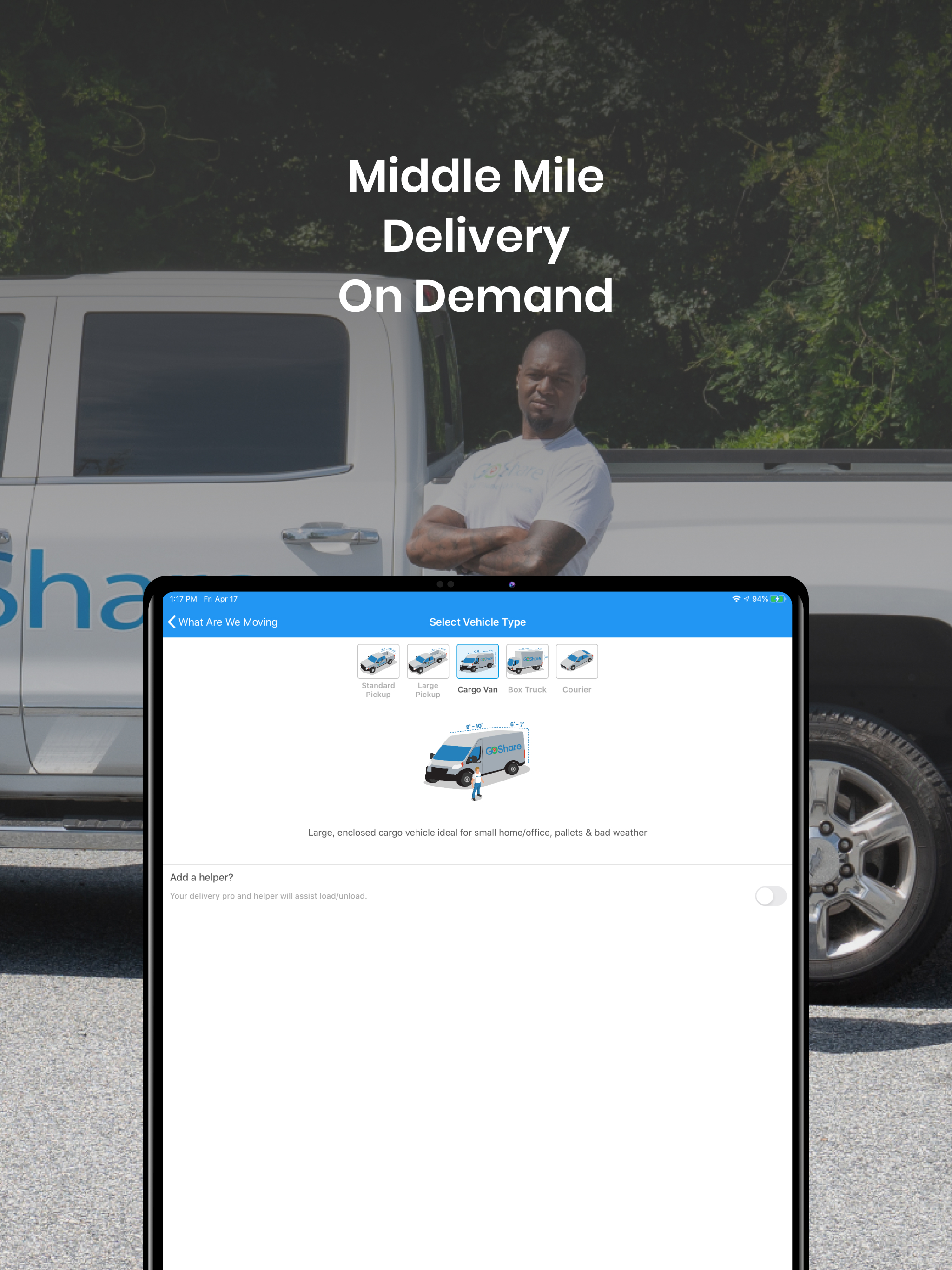 GoShare: Deliver, Move, LTL
