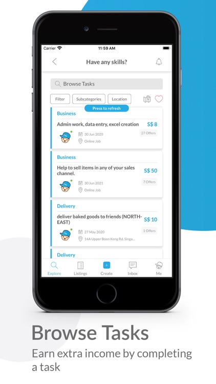 iTask- Service Marketplace App