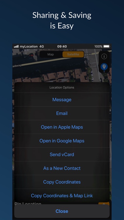 myLocation - Share Coordinates screenshot-3