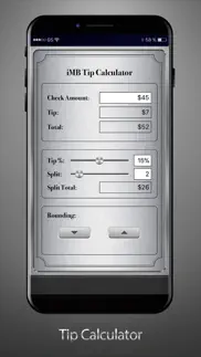 tip calculator plus+ iphone screenshot 1