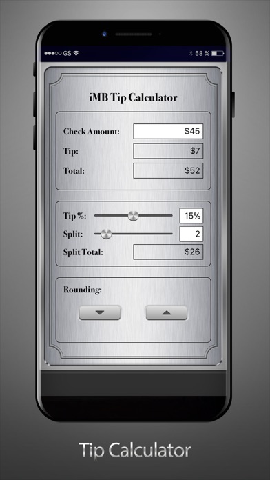 Screenshot #2 for Tip Calculator Plus+