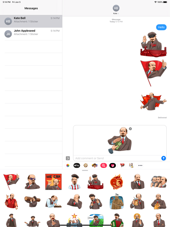 Screenshot #6 pour Vladimir Lenin Stickers