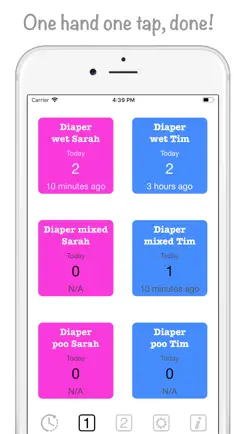 Newborn Twins Log & Tracker iPhone image 1