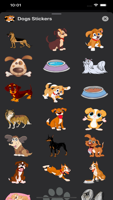 Screenshot #3 pour Dogs Stickers & Emojis