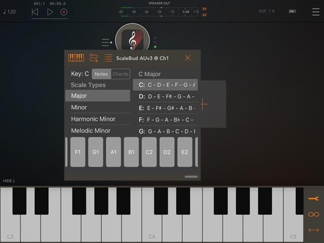interior altura Tremendo ScaleBud - AUv3 MIDI Keyboard on the App Store