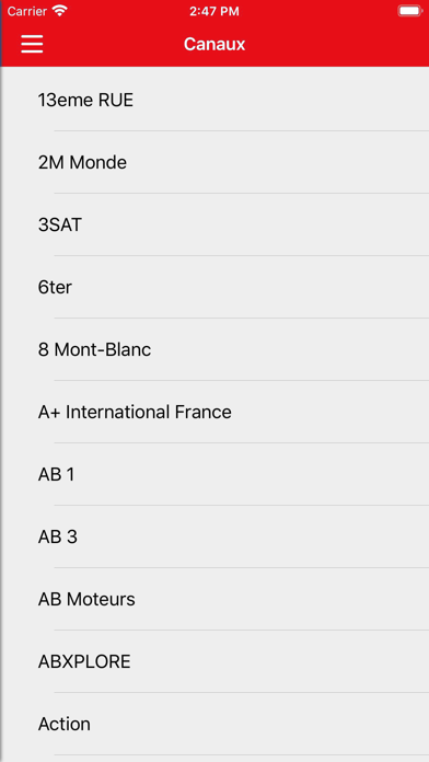Screenshot #1 pour TV FR Programme - Guide
