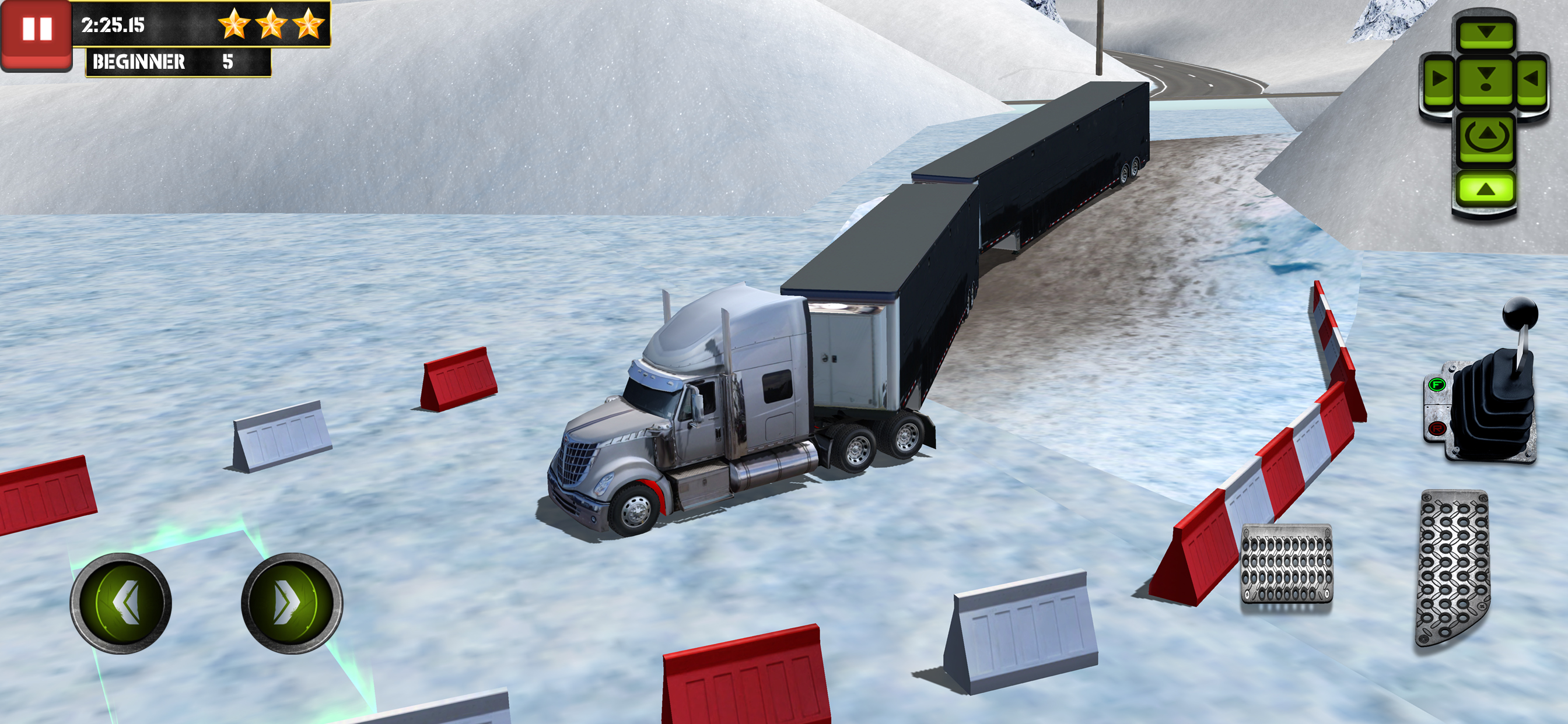 Ice Road Truck Parking Sim