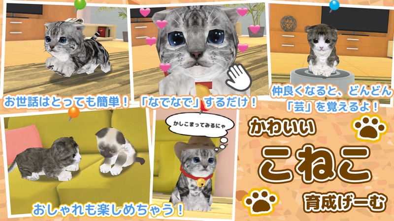 かわいい こねこ育成げーむ screenshot 1