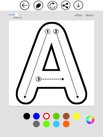 ABC Alphabet & Number Coloringのおすすめ画像1