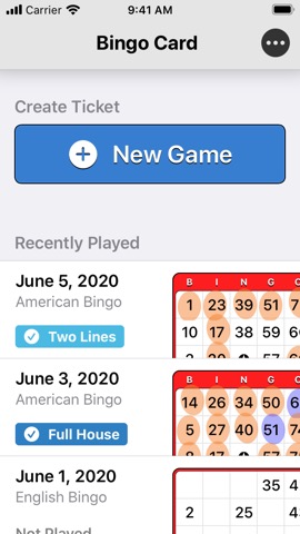 Bingo Card - Ticket Generatorのおすすめ画像1