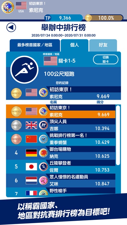 索尼克 AT 2020東京奧運 screenshot-5