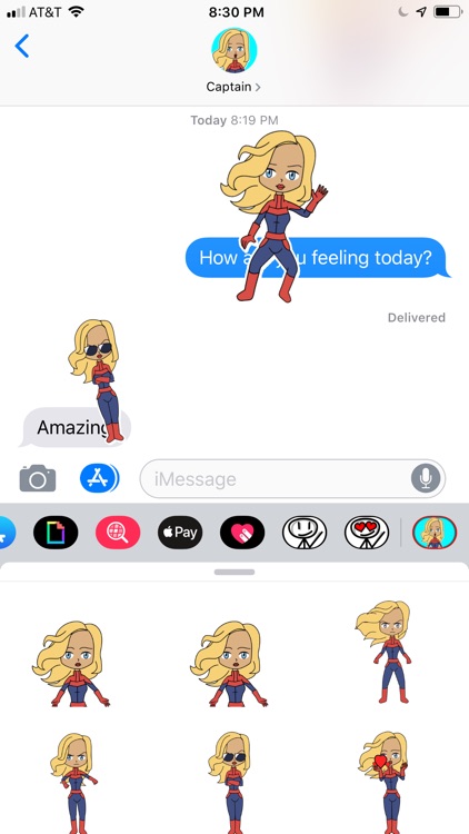 Super Woman Hero Cute Stickers