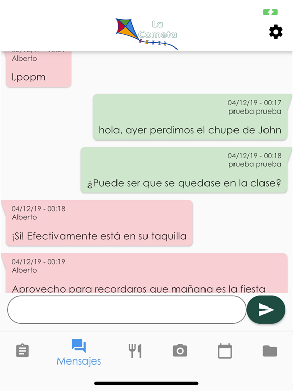 La Cometa - Agenda diaria