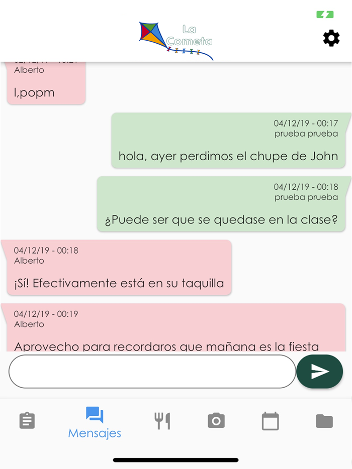 La Cometa - Agenda diaria