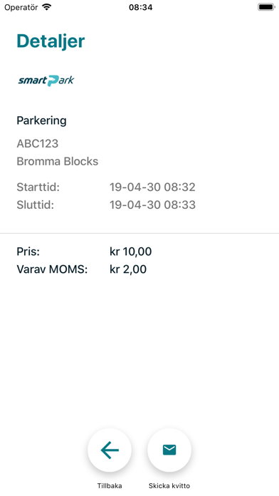SmartPark iPhone screenshot 6