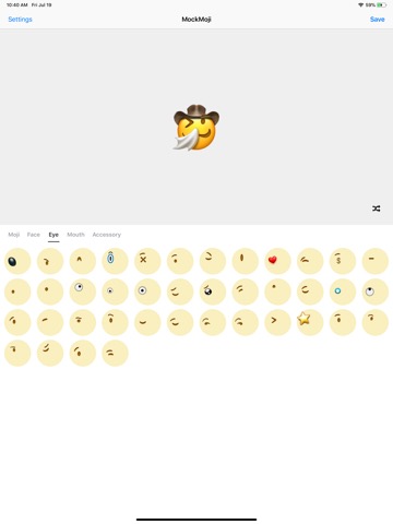 MockMoji絵文字加工作成 & かわいい顔文字キーボードのおすすめ画像6