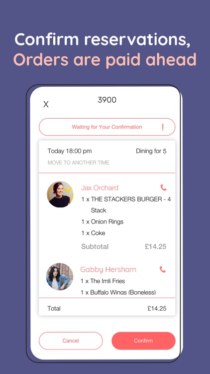Tamu: App for Restaurants