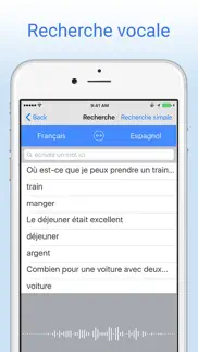 dictionnaire français–espagnol iphone screenshot 2