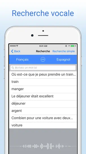 Capture d'écran de Dictionnaire Français–Espagnol sur iPhone 2