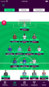Fantasy Manager screenshot