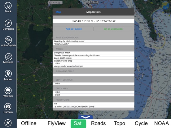 UK Ireland Nautical Charts HDのおすすめ画像2