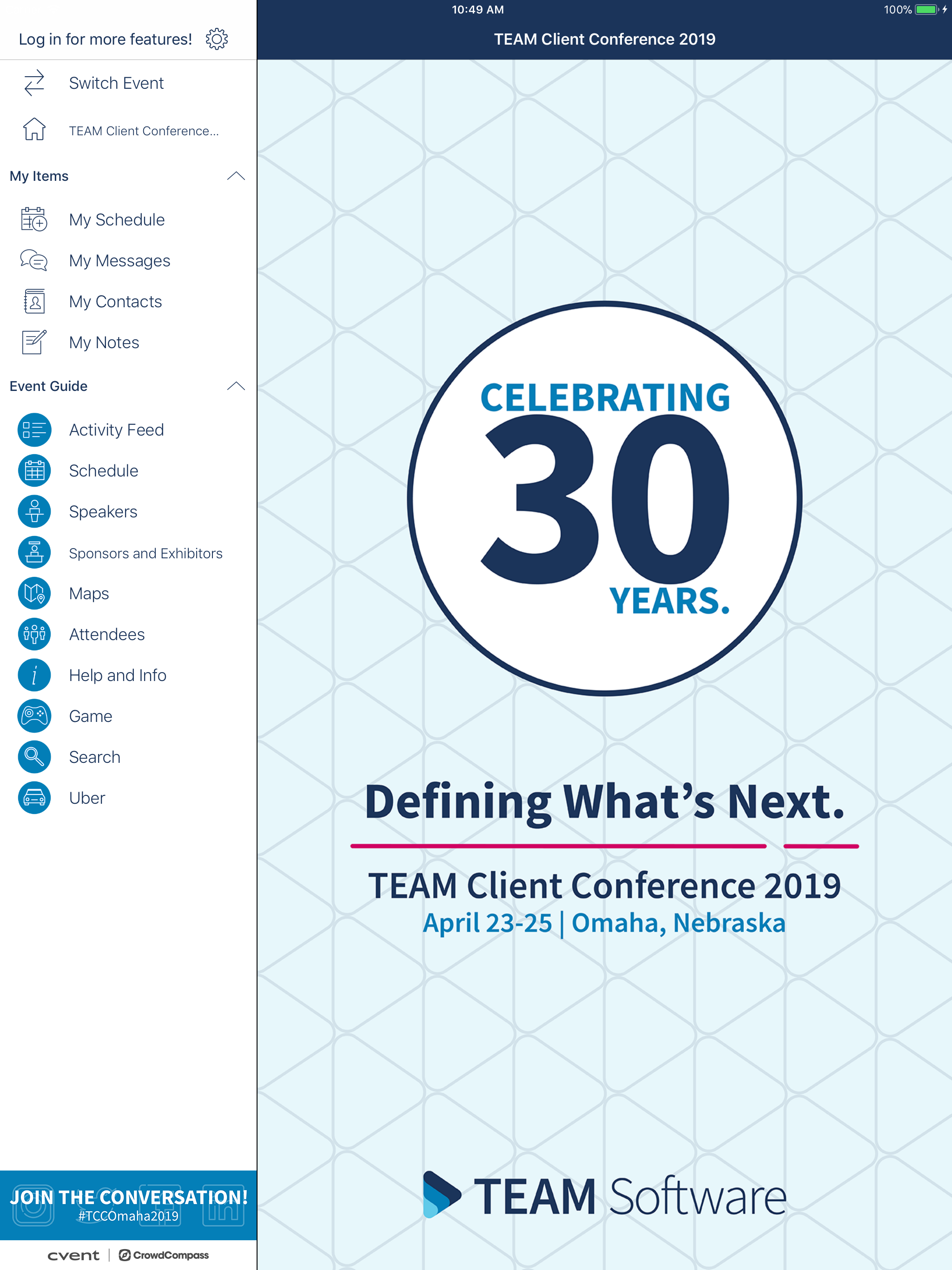 TEAM Client Conference screenshot 10