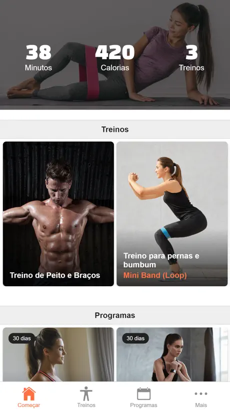 Exercícios com Banda