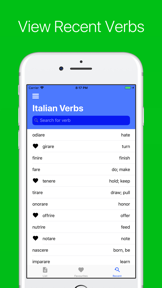 Italian Verb Conjugator Pro screenshot