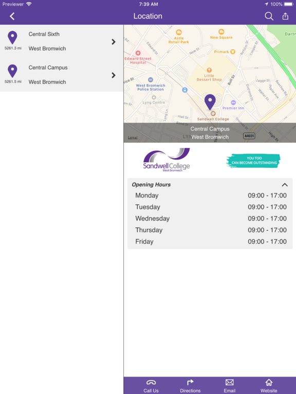 Screenshot #4 pour Sandwell College