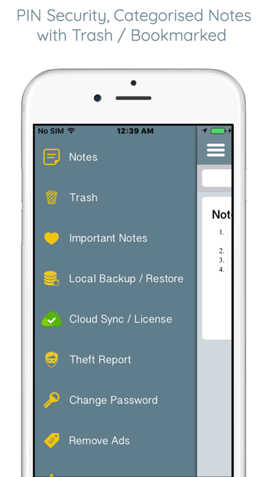 Notepad - An Organised Notes Screenshot