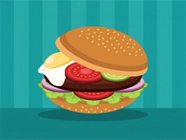 The FastFoodCTG is a small sticker, which are show the 30 Fast Food CTG sticker in cartoon