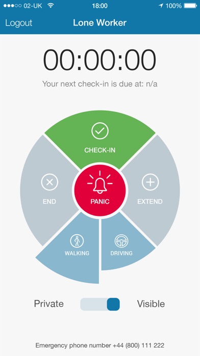Screenshot #1 pour Cloud Lone Worker Pro