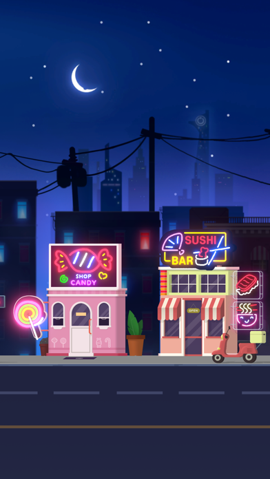My Neon City - Healing game Screenshot