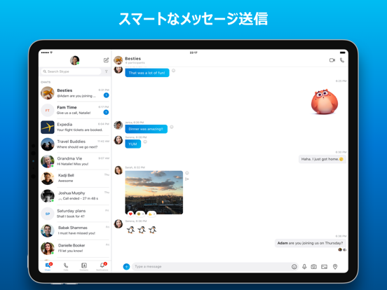 Skype For Ipad By Skype Communications S A R L Ios 日本 Searchman アプリマーケットデータ