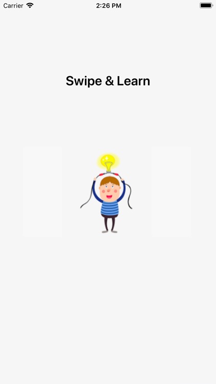 Swipe & Learn app